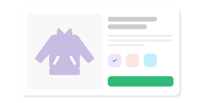 Escolha um dos nosso produtos personalizáveis.